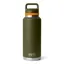 Yeti Rambler Chug 46oz Water Bottle in Olive / King Crab Orange