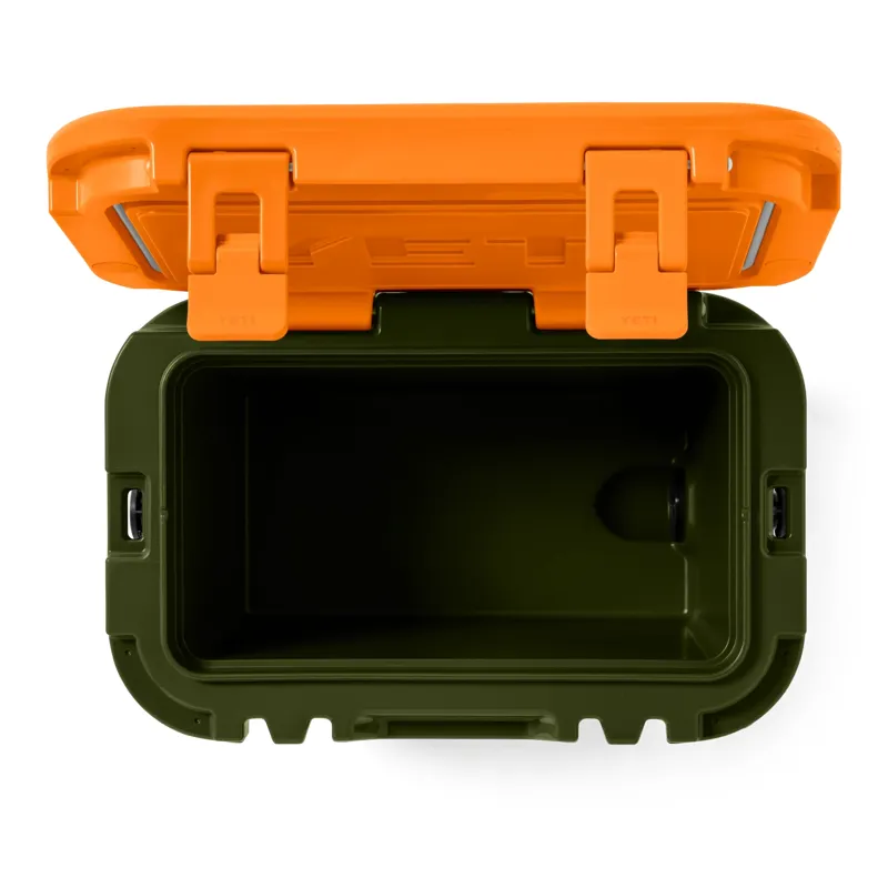 Yeti Roadie 15 Hard Cooler in Olive / King Crab Orange-2