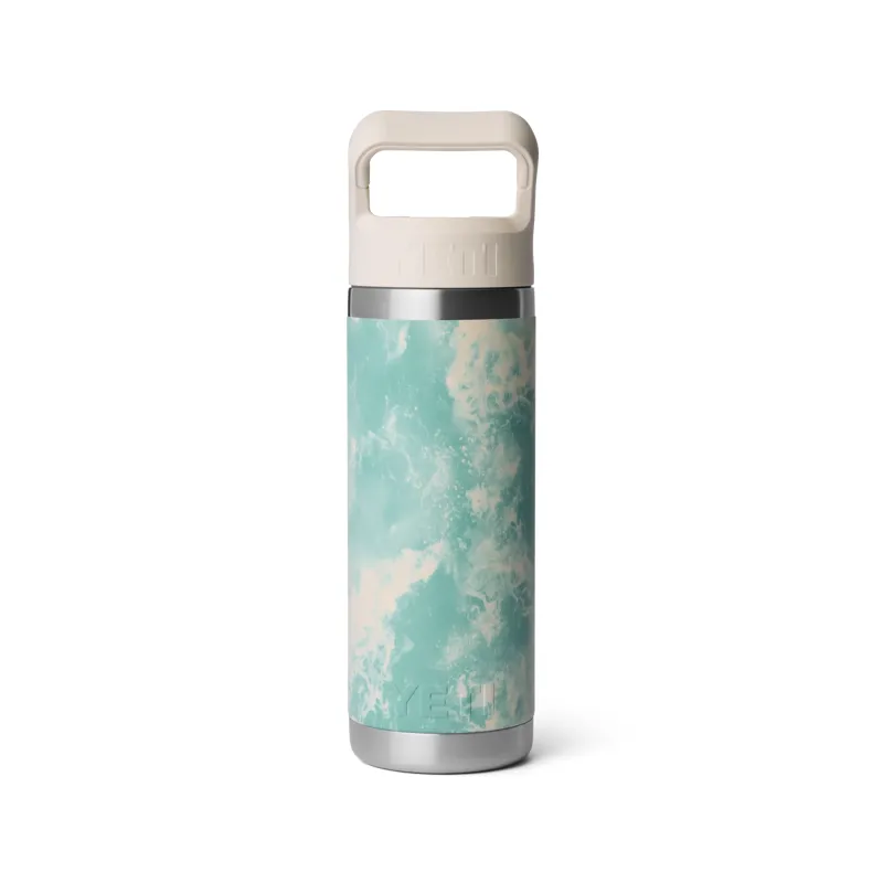 Yeti Rambler 18oz Straw Bottle in Sea View-2