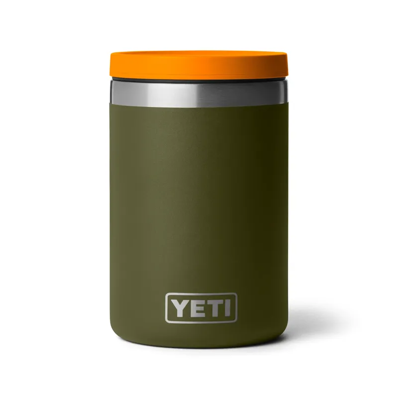 Yeti Rambler 16oz Food Jar in Olive / King Crab Orange