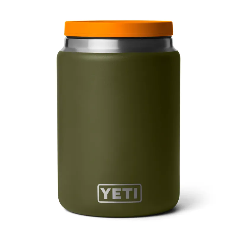 Yeti Rambler Food Jar 24oz in Olive / King Crab Orange