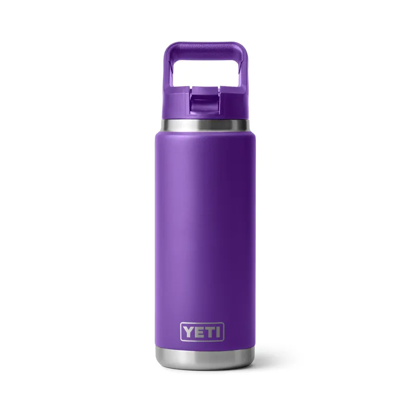 Yeti Rambler 26oz Straw Bottle in Pace Purple