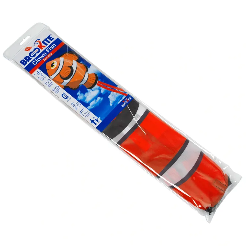 Brookite Clown Fish Fun Kite in Orange-6