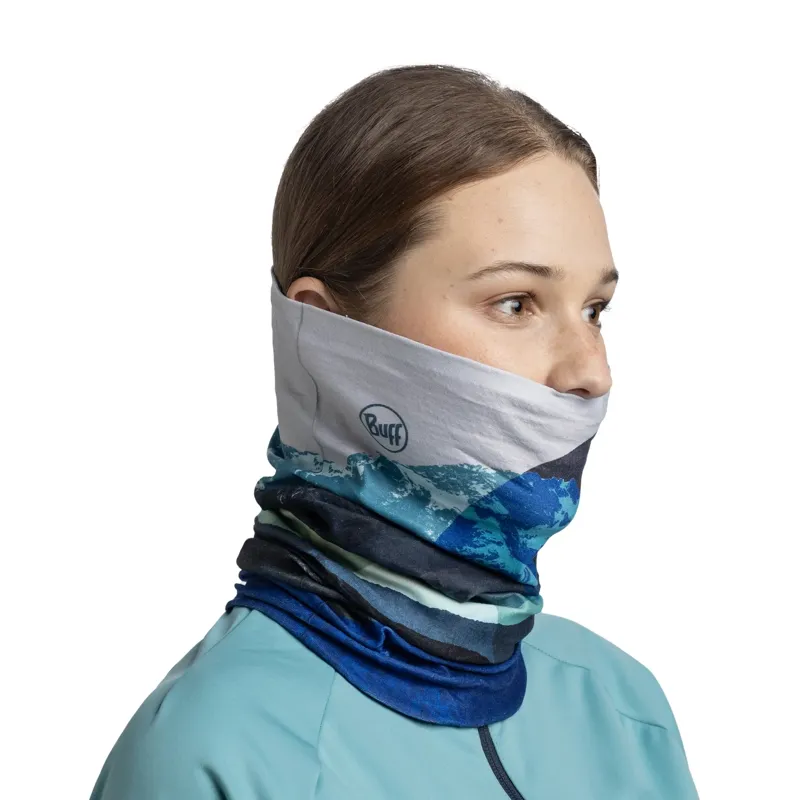 Buff Thermonet Munke Multifunctional Neckwear in Blue-3