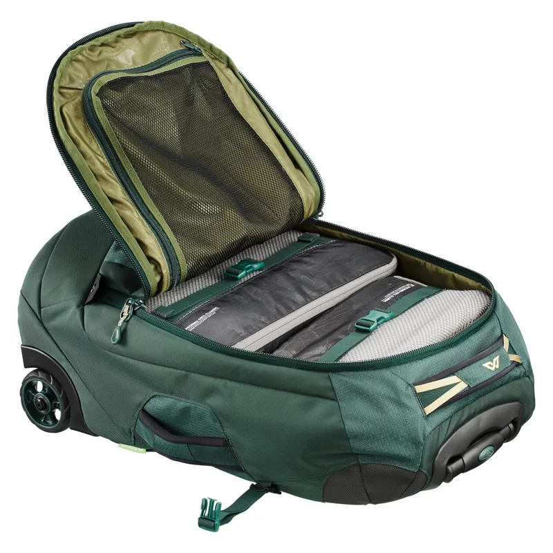 Kathmandu Hybrid Trolley V2 32L Wheeled Duffel Bag in Deep Ocean-4