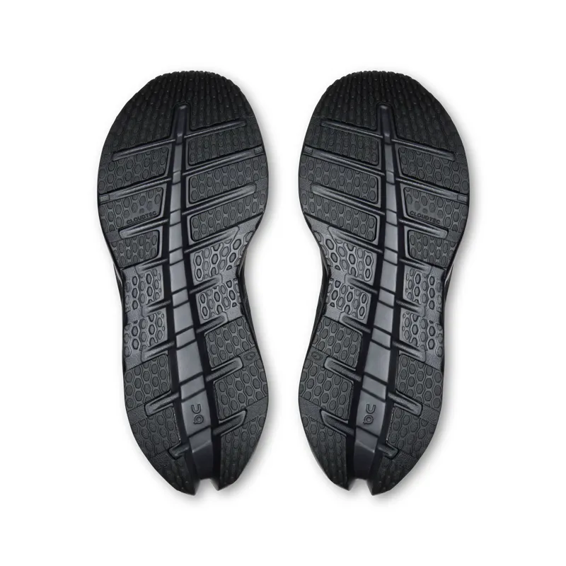 On Womens Cloudrunner 3 WP Running Shoes in Black / Black-1