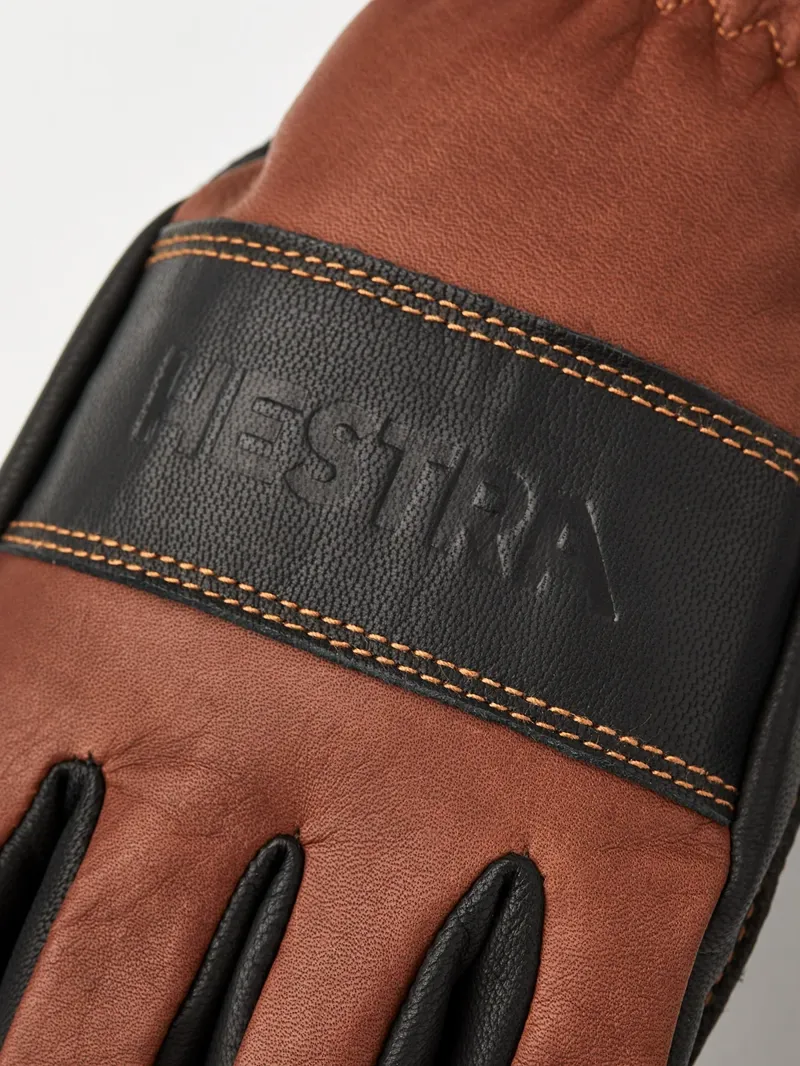 Hestra Falt Guide Glove 5-Finger in Brown / Black-1