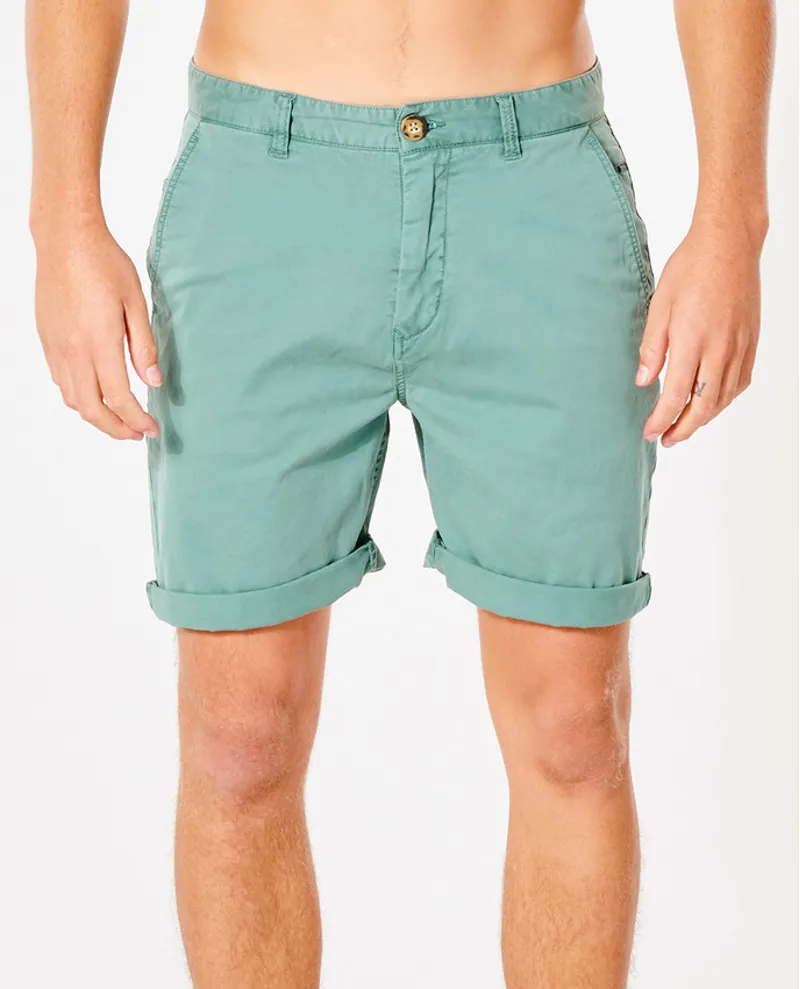 Rip Curl Twisted Walkshorts in Muted Green 