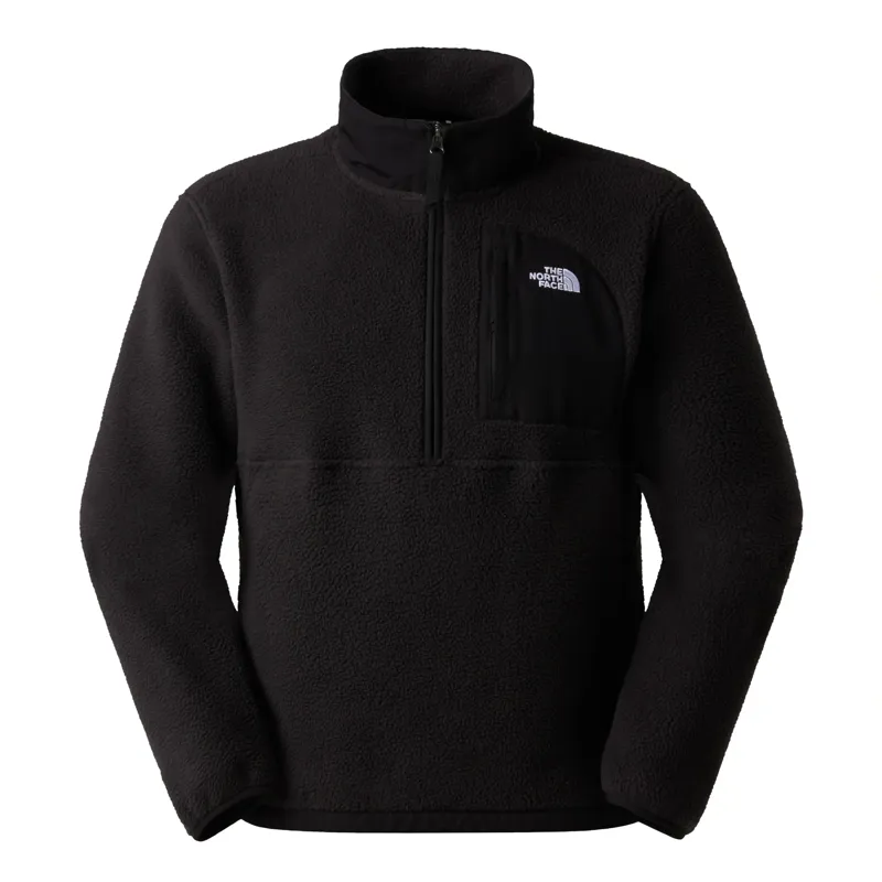 The North Face Mens Yumiori Off Peak 1/2 Zip Fleece Jacket in TNF Black-3