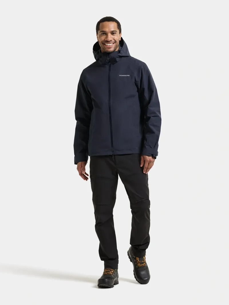Didriksons Mens Trien 2 Jacket in Dark Night Blue-1