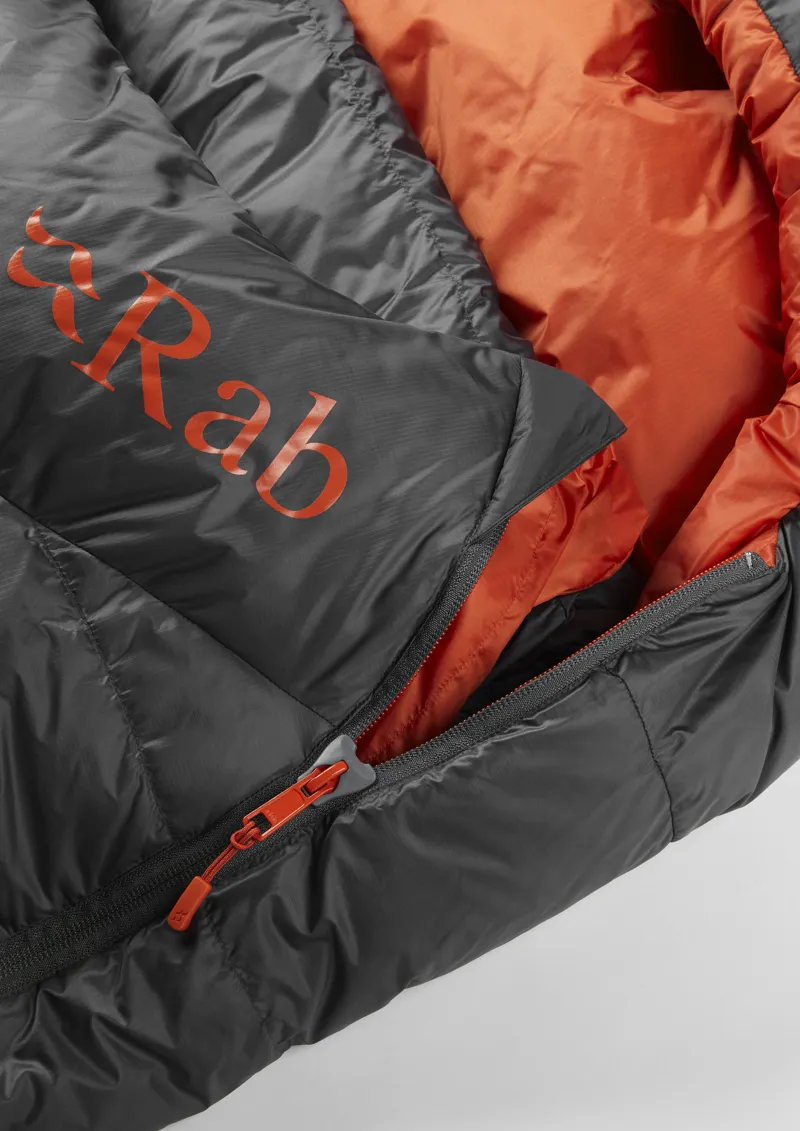 Rab Ascent 500 Sleeping Bag in Graphene-8