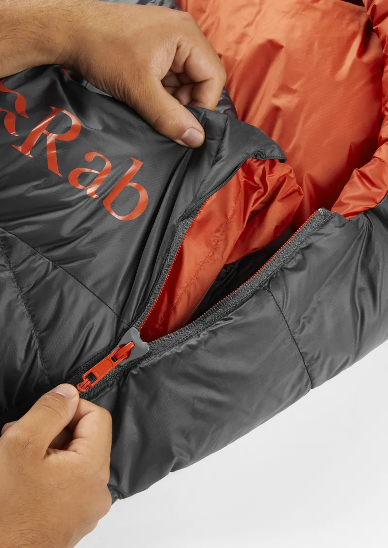 Rab Ascent 500 Sleeping Bag in Graphene-9