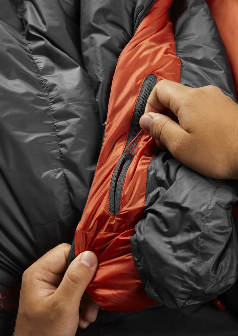 Rab Ascent 500 Sleeping Bag in Graphene-10