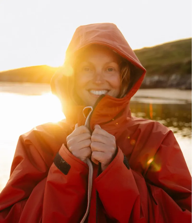 Dryrobe Advance Long Sleeve Robe in Burnt Orange-10