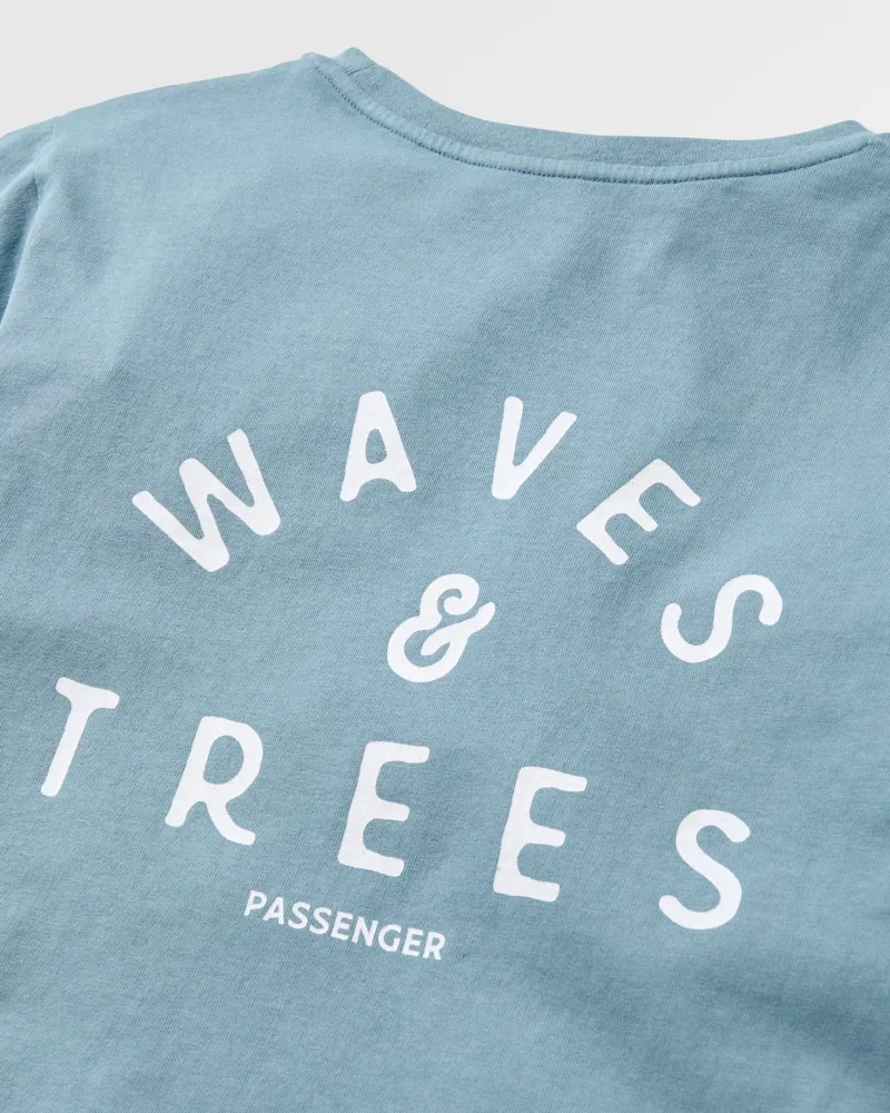Passenger Womens Penida T-Shirt in Stormy Blue-5