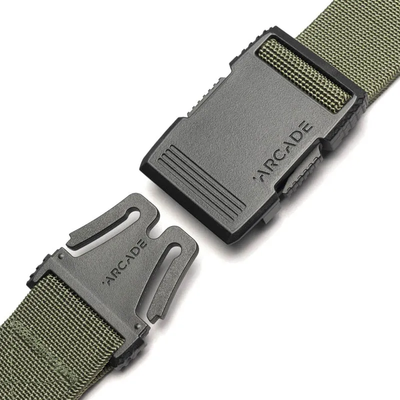 Arcade Hardware Stretch Belt Large / X-Large in Olive-2