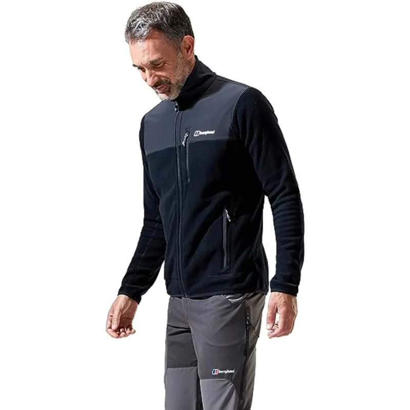 Berghaus Men's Kyberg PT Fleece Jacket in Black / Black