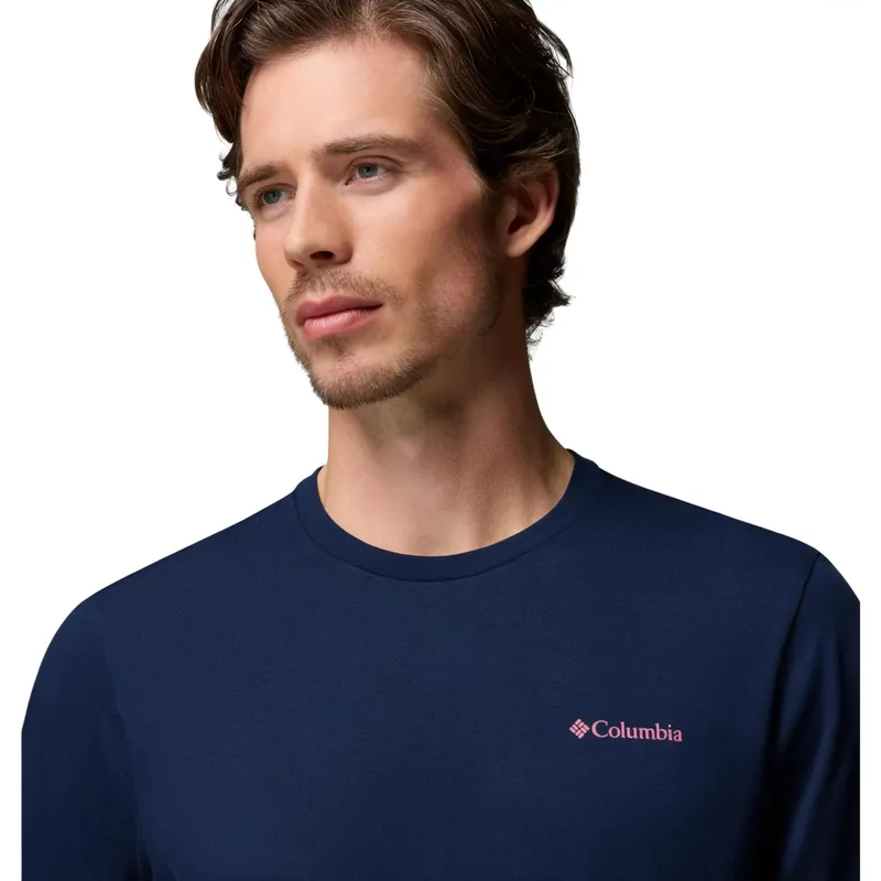 Columbia CSC Heavyweight Back Graphic Men's T-Shirt in Collegiate Navy-4