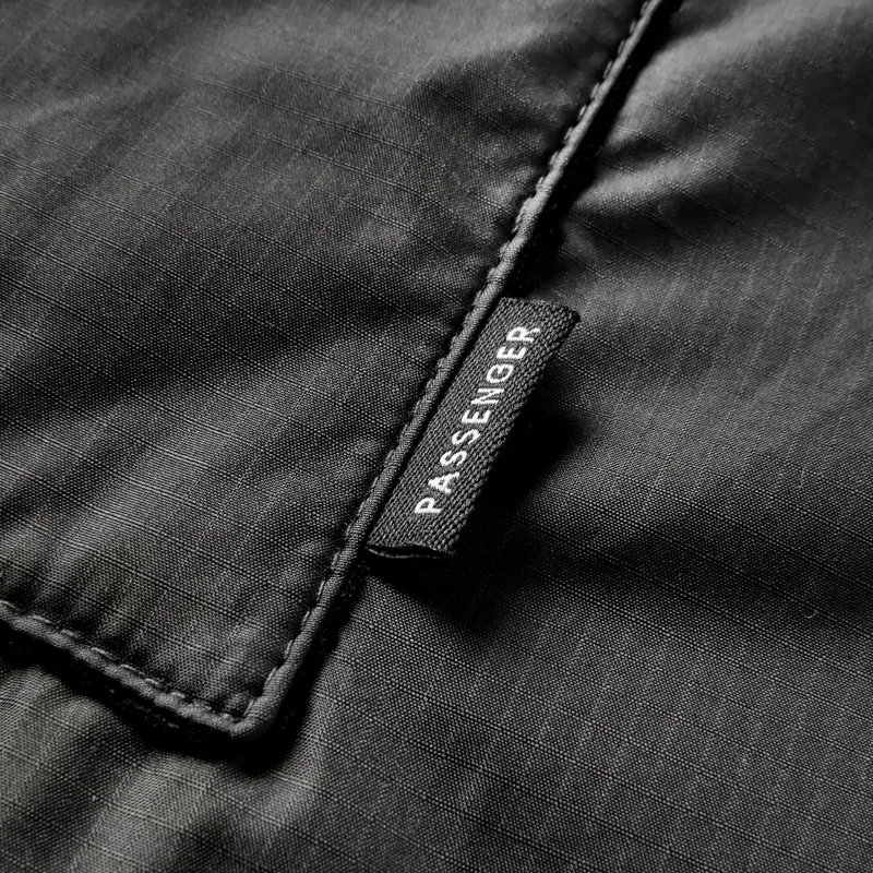 Passenger Escapism Recycled Sherpa Lined Changing Robe in Black-9