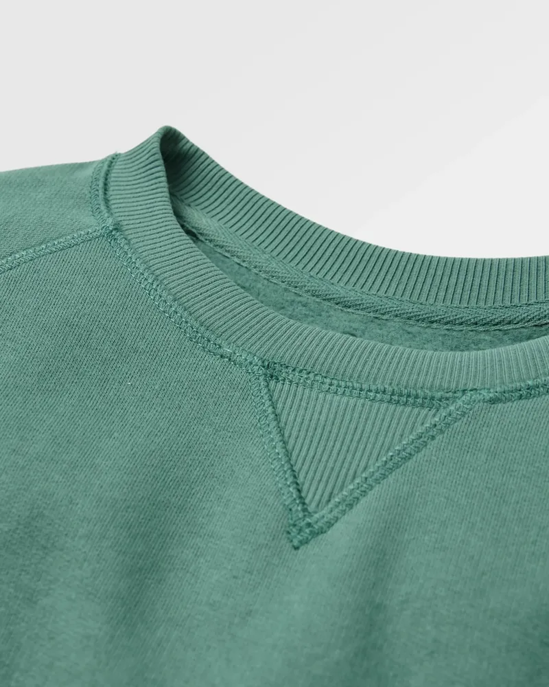 Passenger Mens Roamer Recycled Cotton Sweatshirt in Deep Ocean-6