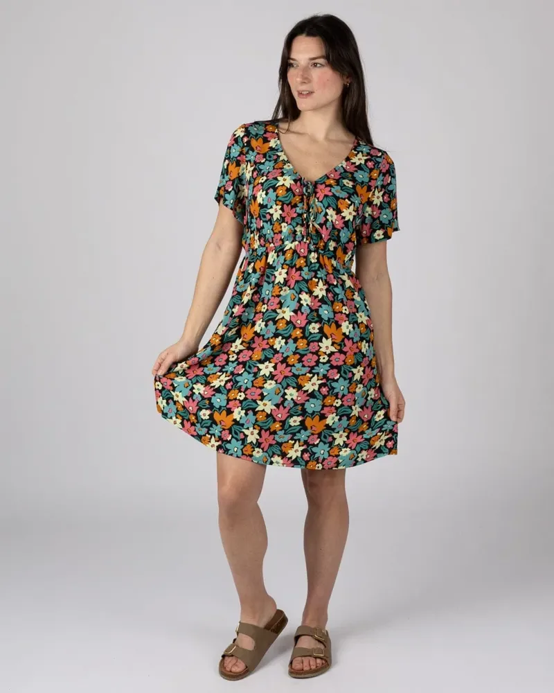Saltrock Womens Holidaze Dress in Dark Grey