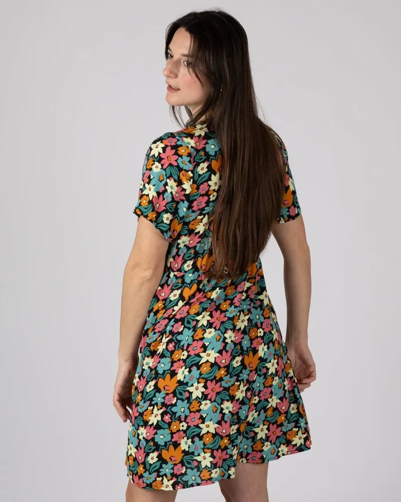 Saltrock Womens Holidaze Dress in Dark Grey-2