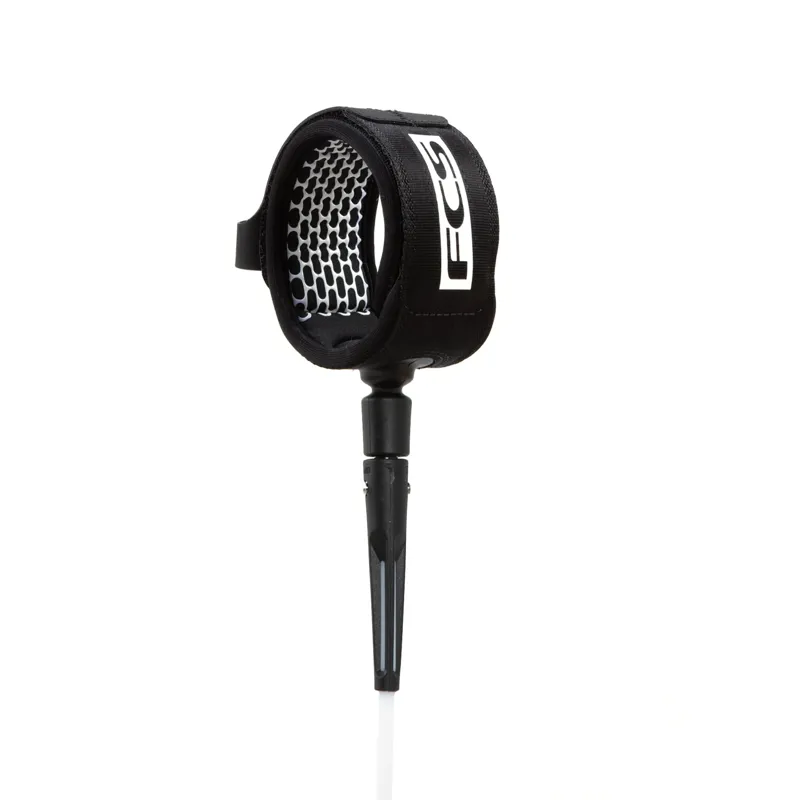 FCS All Round Essential Leash 7ft in White/Black