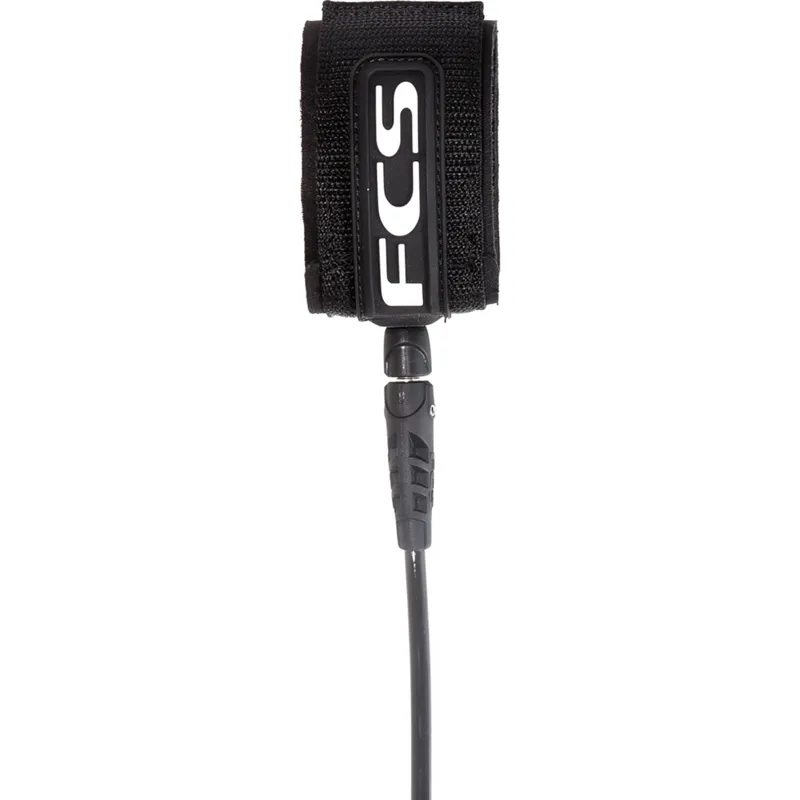 FCS Competition Classic Leash 6ft in Black-2