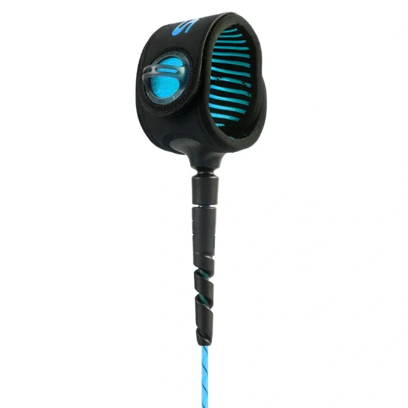 FCS Freedom Helix All Round Ankle Leash 9ft in Blue/Black-2