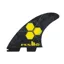 FCS II Al Merrick PC Tri Retail Fins Large in Yellow