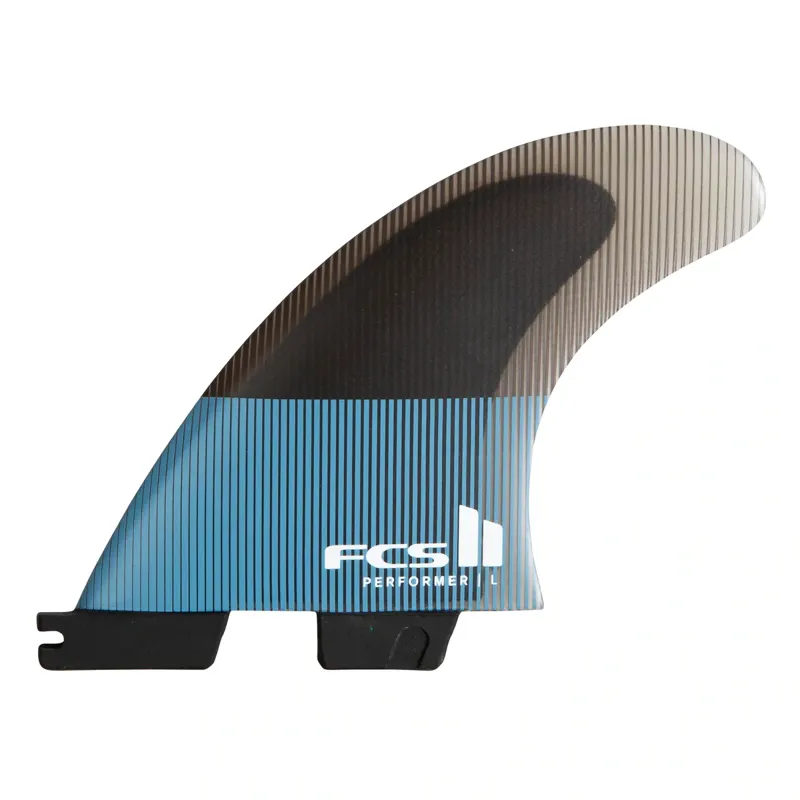FCS II Performer PC Tri Retail Fins Large in Tranquil Blue