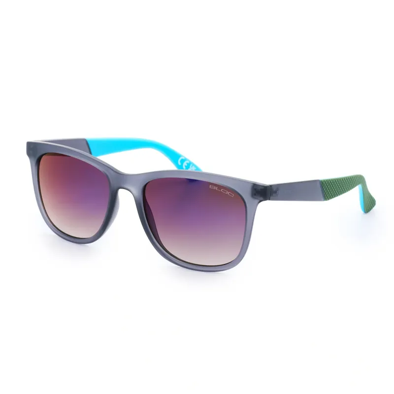 Bloc Fiji Sunglasses in Matt Blue with Blue Mirror Lens