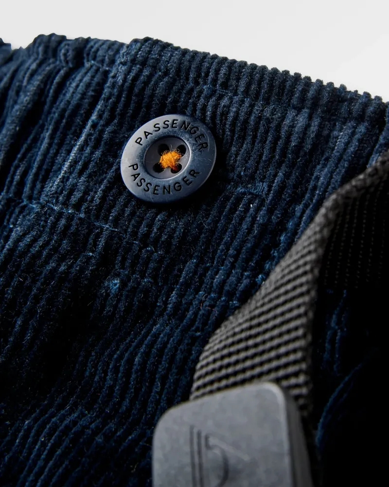 Passenger Mens Adventurer Cord Trouser Regular Length in Deep Navy / Deep Navy-3