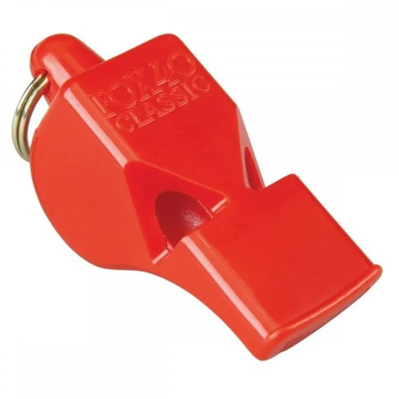 Fox 40 Classic Safety Whistle and Strap in Red-1