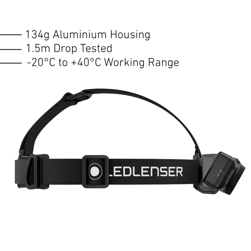 Led Lenser HF7R Rechargeable Headlamp in Black 1200 Lumens-2