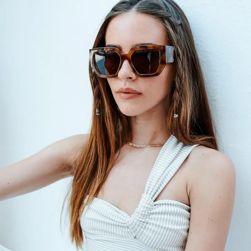 I-Sea Olivia Women's Polarised Sunglasses in Mocha Tort-2