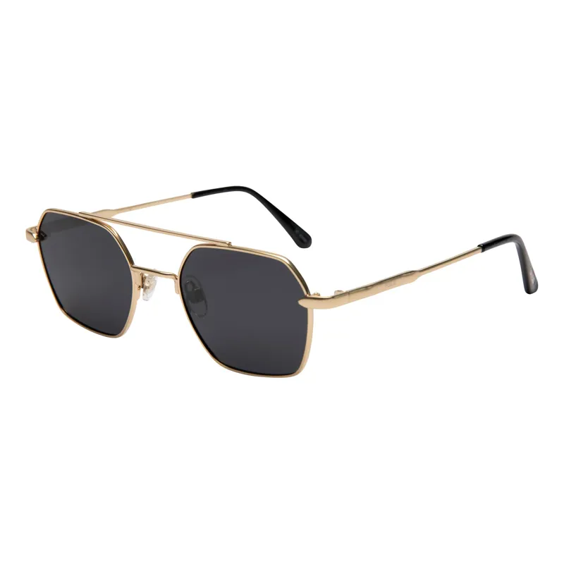 I-Sea Sara Women's Sunglasses in Gold with Onyx Lens-1