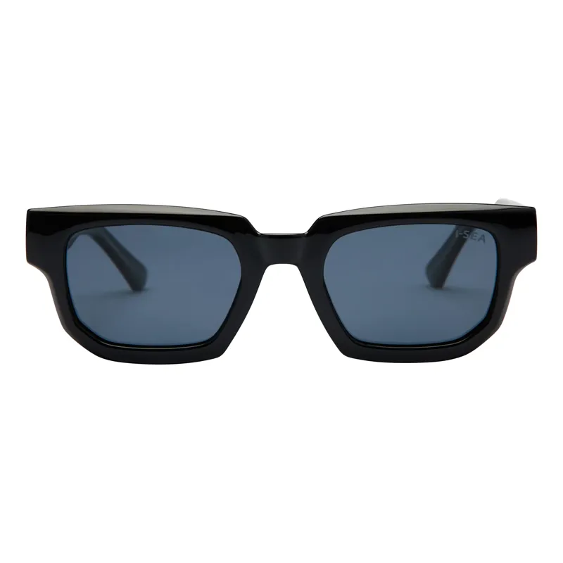 I-Sea Stone Men's Sunglasses in Black with Smoke Polarised Lens