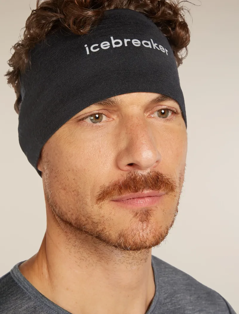 Icebreaker 200 Oasis Headband in Black-6