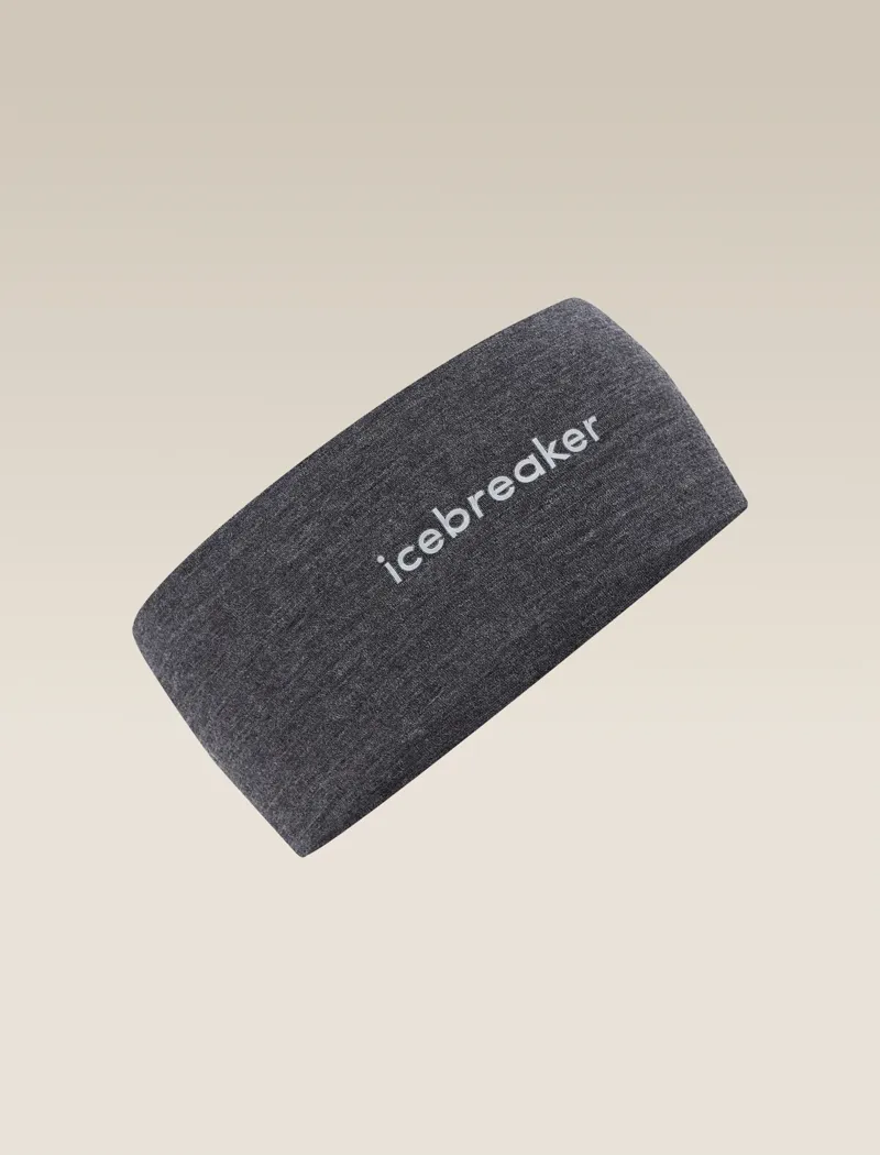 Icebreaker 200 Oasis Headband in Jet Heather-1