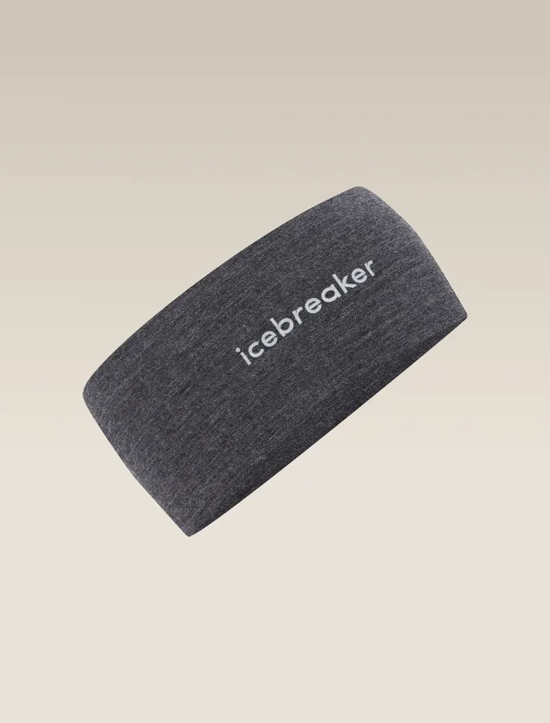 Icebreaker 200 Oasis Headband in Jet Heather-2