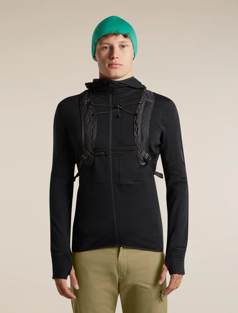 Icebreaker 200 Oasis Reverse Beanie in Tidal Teal / Fresh-10