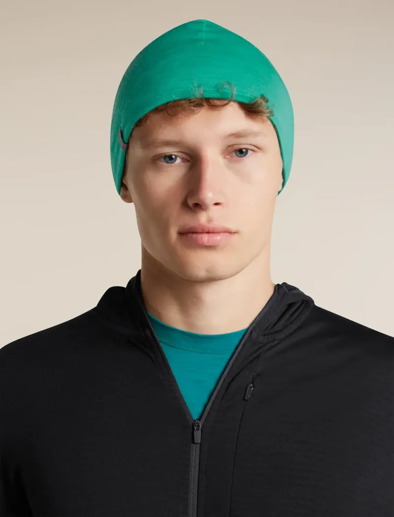 Icebreaker 200 Oasis Reverse Beanie in Tidal Teal / Fresh-9