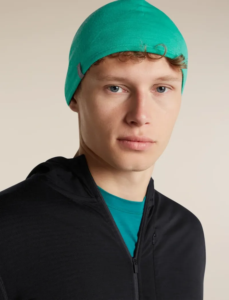 Icebreaker 200 Oasis Reverse Beanie in Tidal Teal / Fresh-8