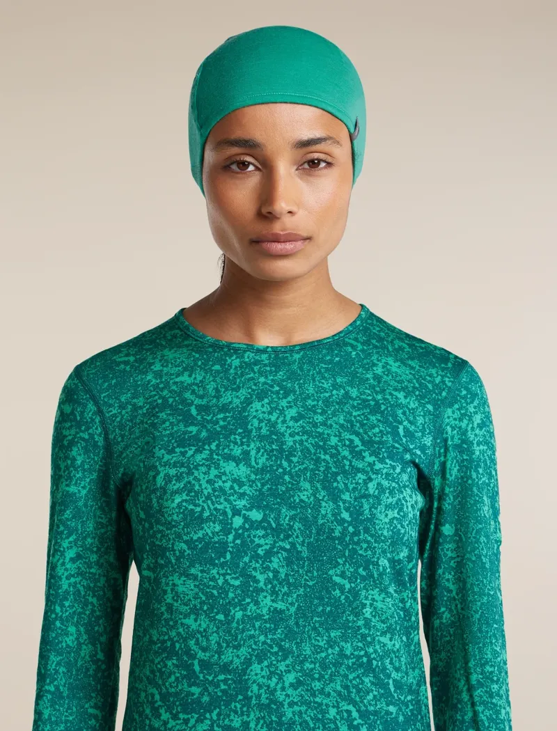 Icebreaker 200 Oasis Reverse Beanie in Tidal Teal / Fresh-7