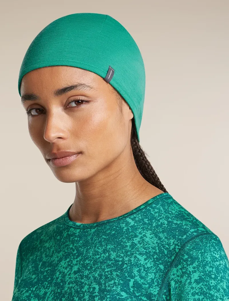 Icebreaker 200 Oasis Reverse Beanie in Tidal Teal / Fresh-5