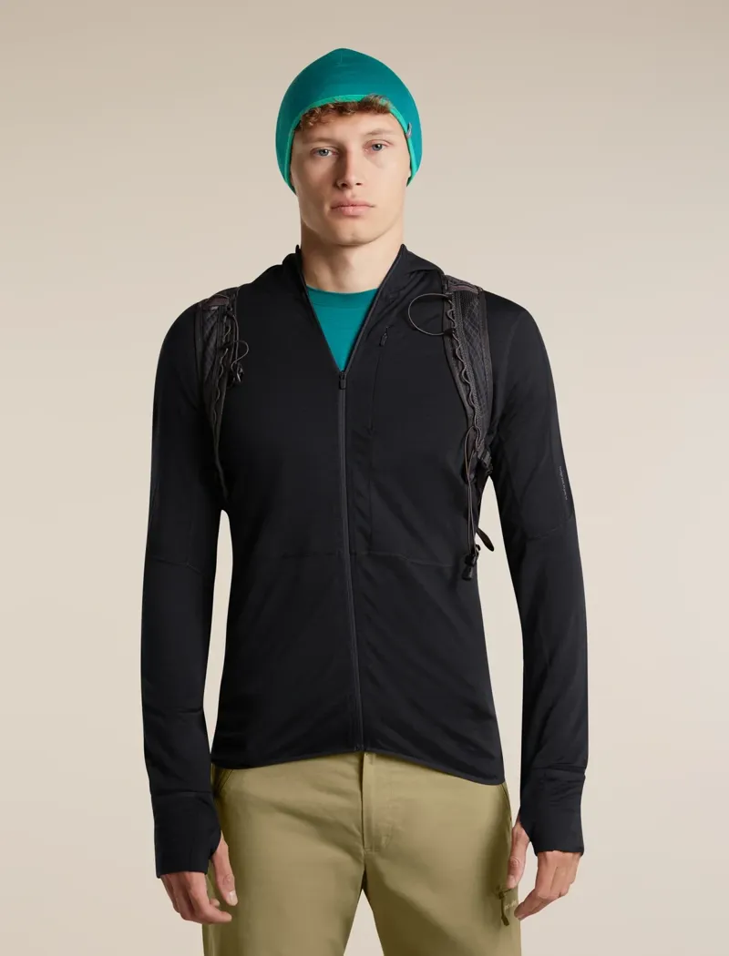 Icebreaker 200 Oasis Reverse Beanie in Tidal Teal / Fresh-13