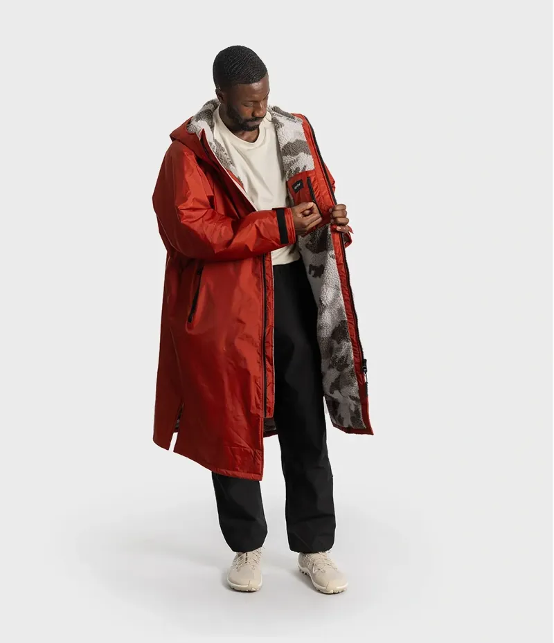 Dryrobe Advance Long Sleeve Robe in Burnt Orange-3