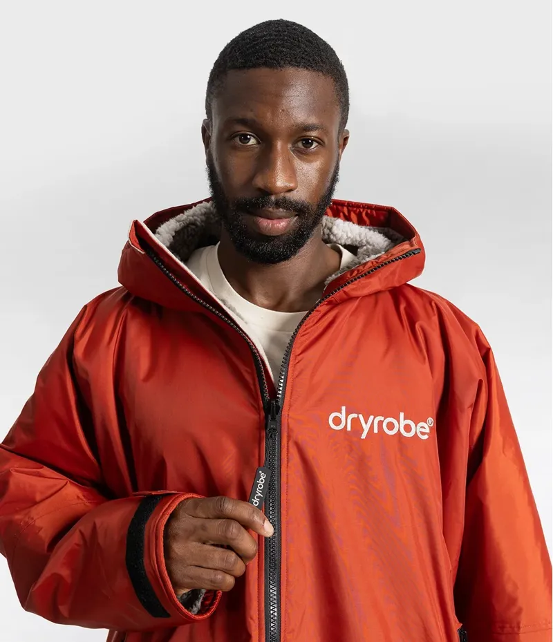 Dryrobe Advance Long Sleeve Robe in Burnt Orange-1