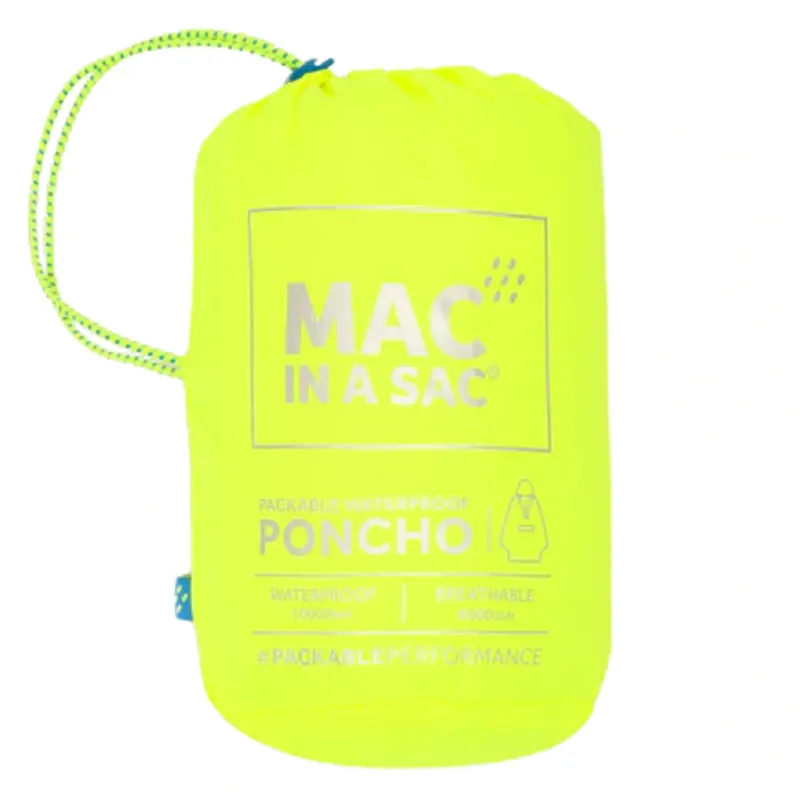 Mac in a Sac Origin 2 Poncho in Neon Yellow-7